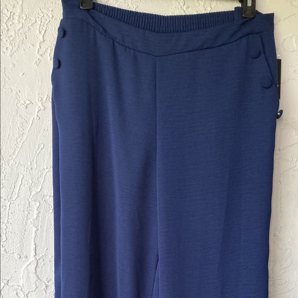 I. N. Studio Navy Blue Pants NWT